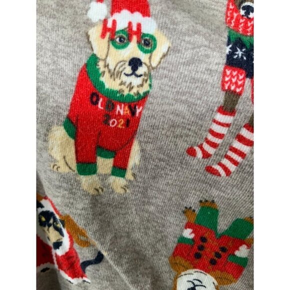 Old Navy Girls Gray Christmas Themed Legging Pants XL size 12 Dated 2021 - Picture 3 of 9